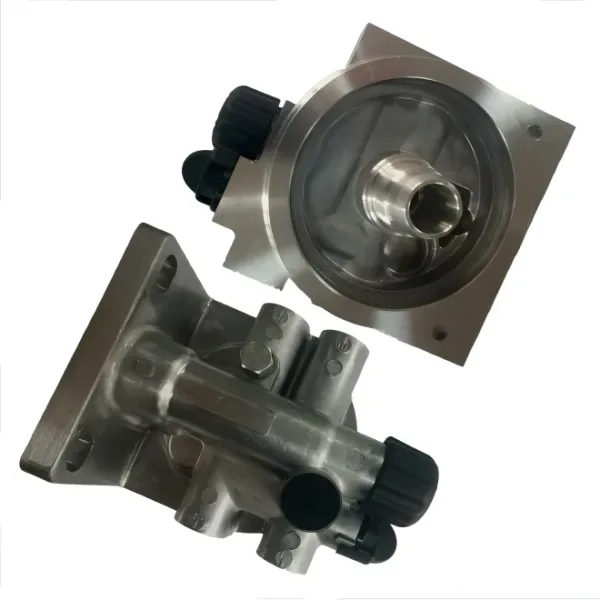 Fuel Filter Housing 11110702 With Thermostat Valve For Volvo Loader Excavator