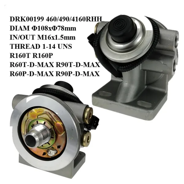Fuel Filter Mounting Head DRK00199 For R60T R90T R160T-D-MAX Fuel Filter